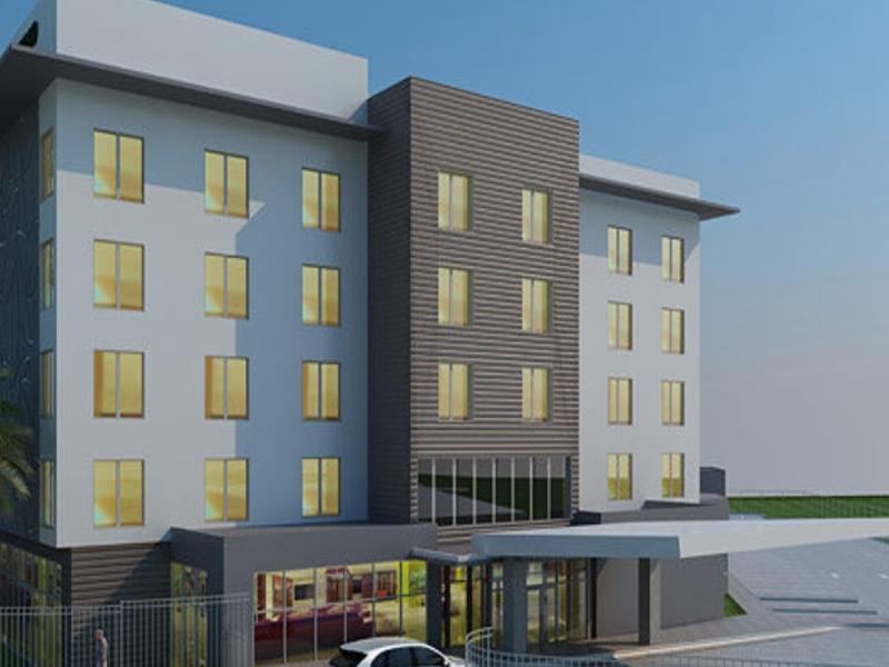 Отель Courtyard By Marriott Kingston, Jamaica Экстерьер фото